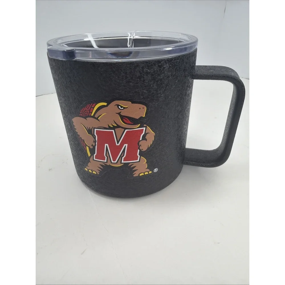 The Memory Company Maryland Terrapins 17oz Lowball Tumbler Mug w/ Handle
